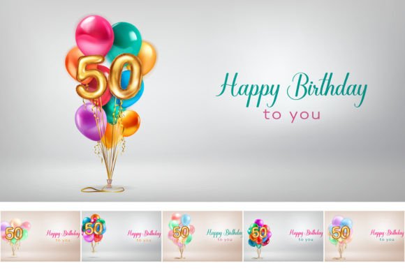 Celebrate a Milestone: Designing with 50th Birthday Illustrations