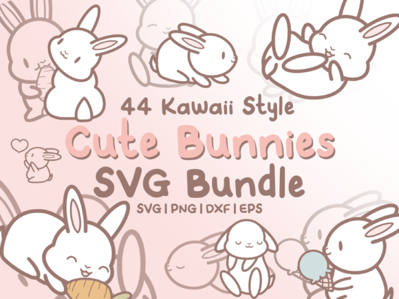 Charming Bunny SVGs for Creative Projects