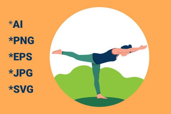 Elevate Your Visuals with Premium Yoga Illustrations