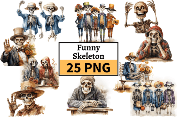 Embrace Halloween Whimsy: The Power of Funny Skeleton Illustrations
