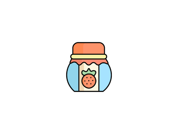Vegetarian Strawberry Jam Illustrations: A Design Asset for Every Season