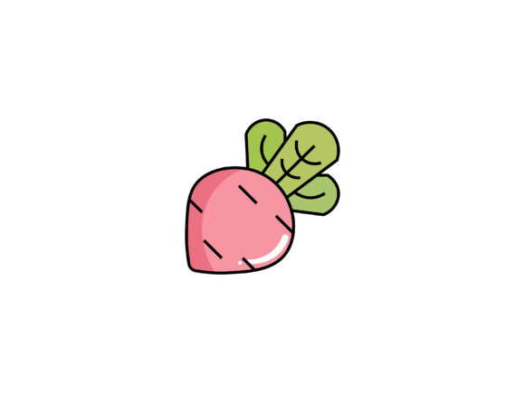 Vegetarian Turnip Illustrations: Fresh Design for Every Project