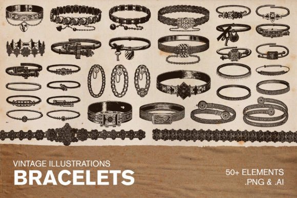 Vintage Illustrations Bracelets: A Designer's Guide to Timeless Charm